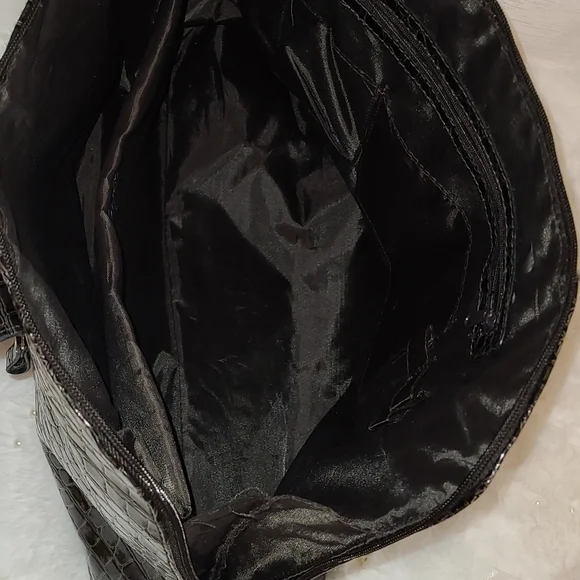 Great condition Dark brown large croc embossed tote - Picture 7 of 9